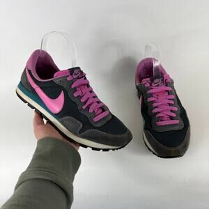 Nike Air Pegasus '83 Athletic Shoes Women's 10 Black Lace-Up Trainer Sneakers